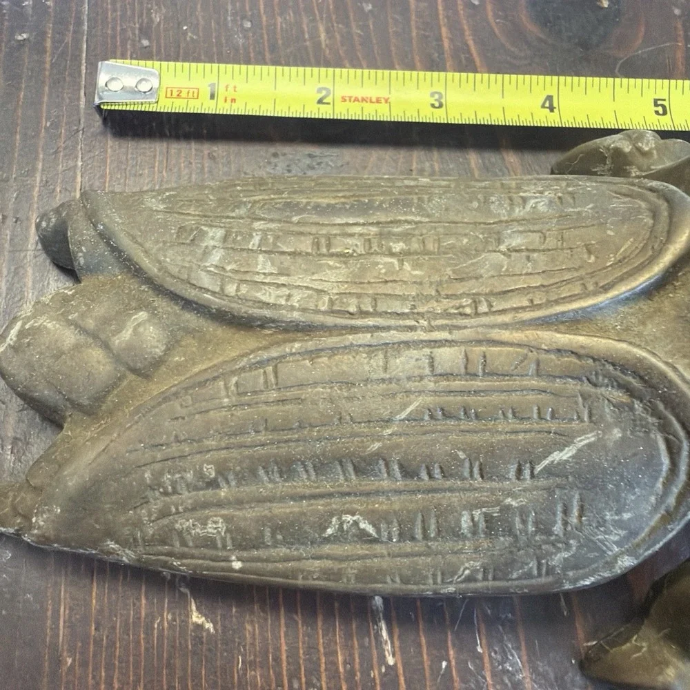 Vintage Brass Beetle Boot Jack Shoe Remover Heavy Cast Metal Insect Doorstop